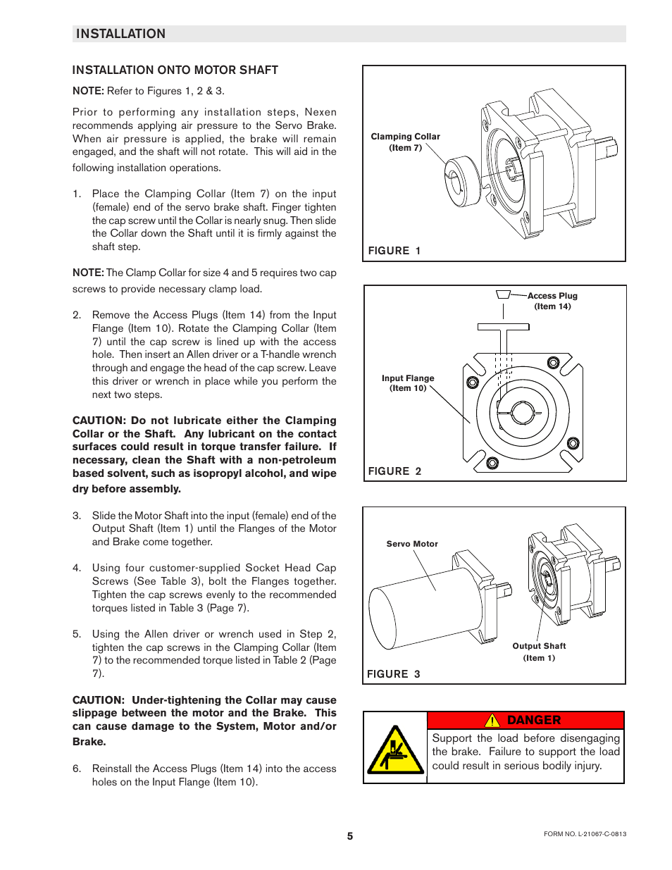 Installation | Nexen SBPA05 964950 User Manual | Page 5 / 13