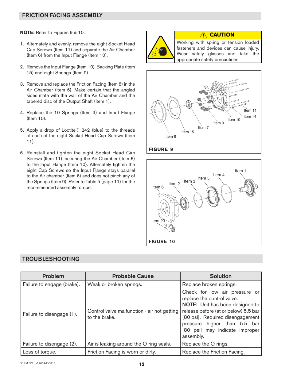 Nexen SBP09 965110 User Manual | Page 12 / 14