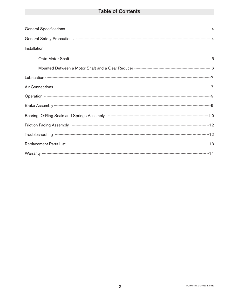 Nexen SBP09 965110 User Manual | Page 3 / 14