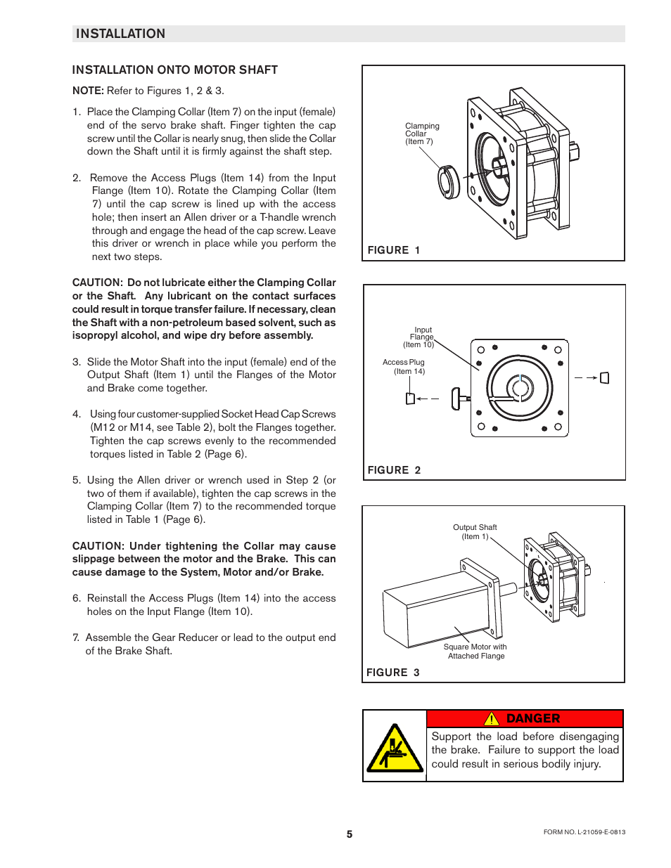 Installation | Nexen SBP09 965110 User Manual | Page 5 / 14