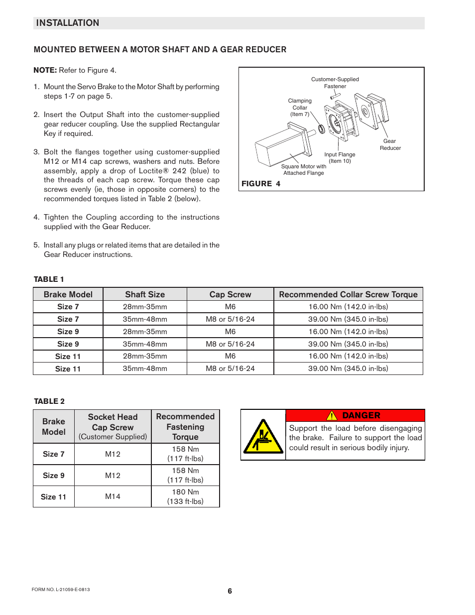 Nexen SBP09 965110 User Manual | Page 6 / 14