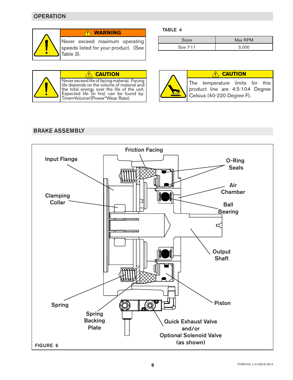 Nexen SBP09 965110 User Manual | Page 9 / 14