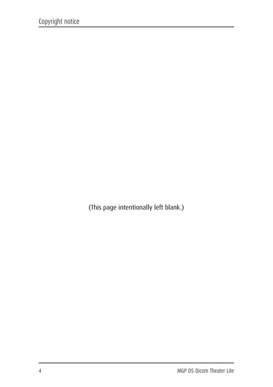 Barco DICOM THEATER LITE MGP D5 User Manual | Page 3 / 116