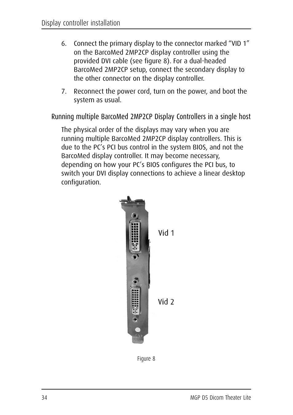 Barco DICOM THEATER LITE MGP D5 User Manual | Page 33 / 116