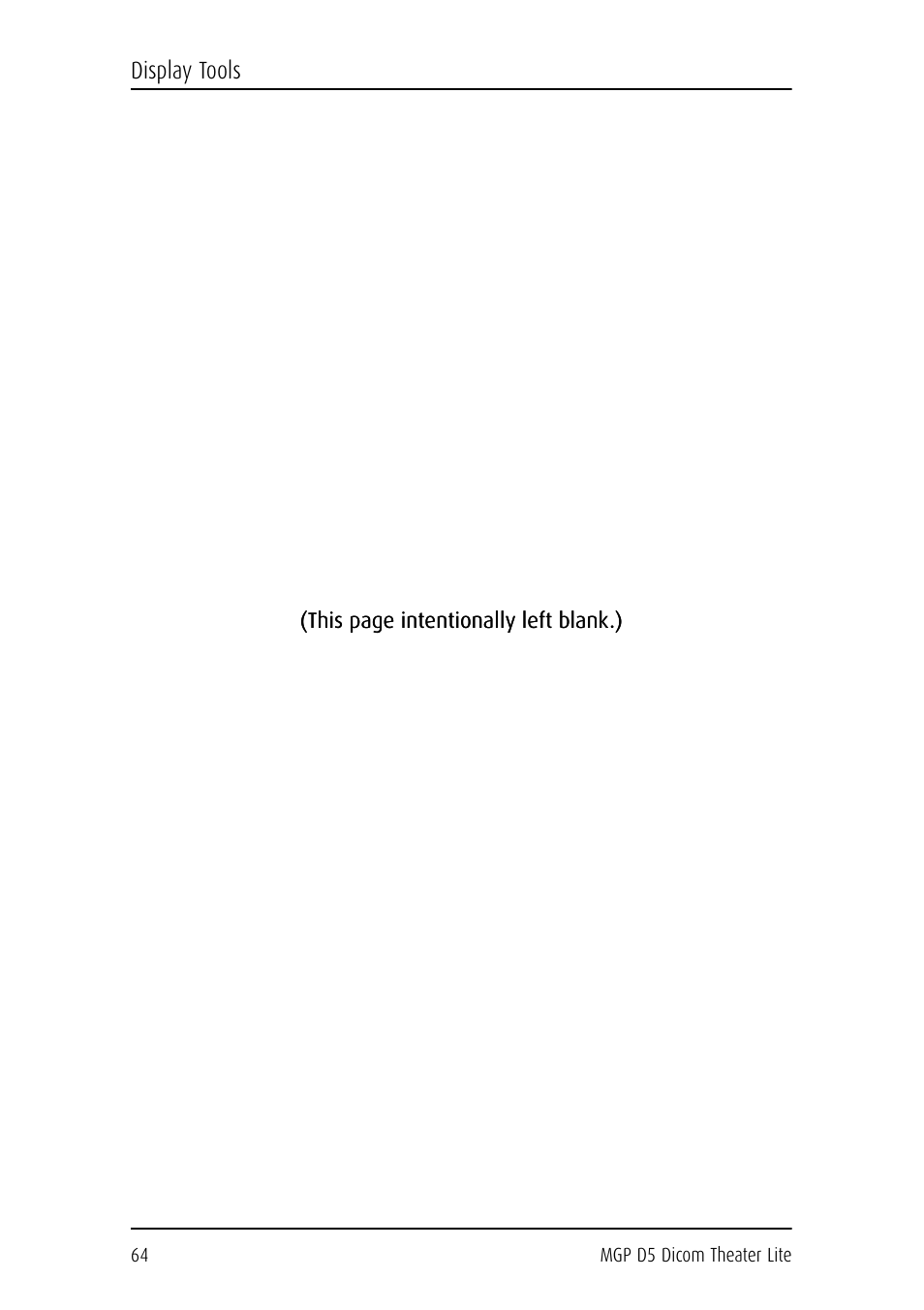 Barco DICOM THEATER LITE MGP D5 User Manual | Page 63 / 116