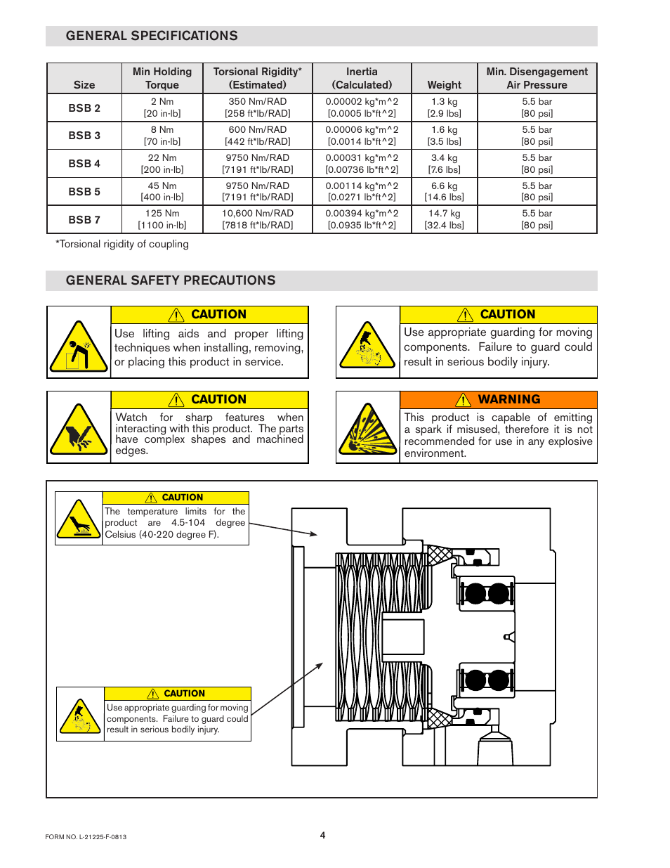 Nexen BSB07 965040 User Manual | Page 4 / 13