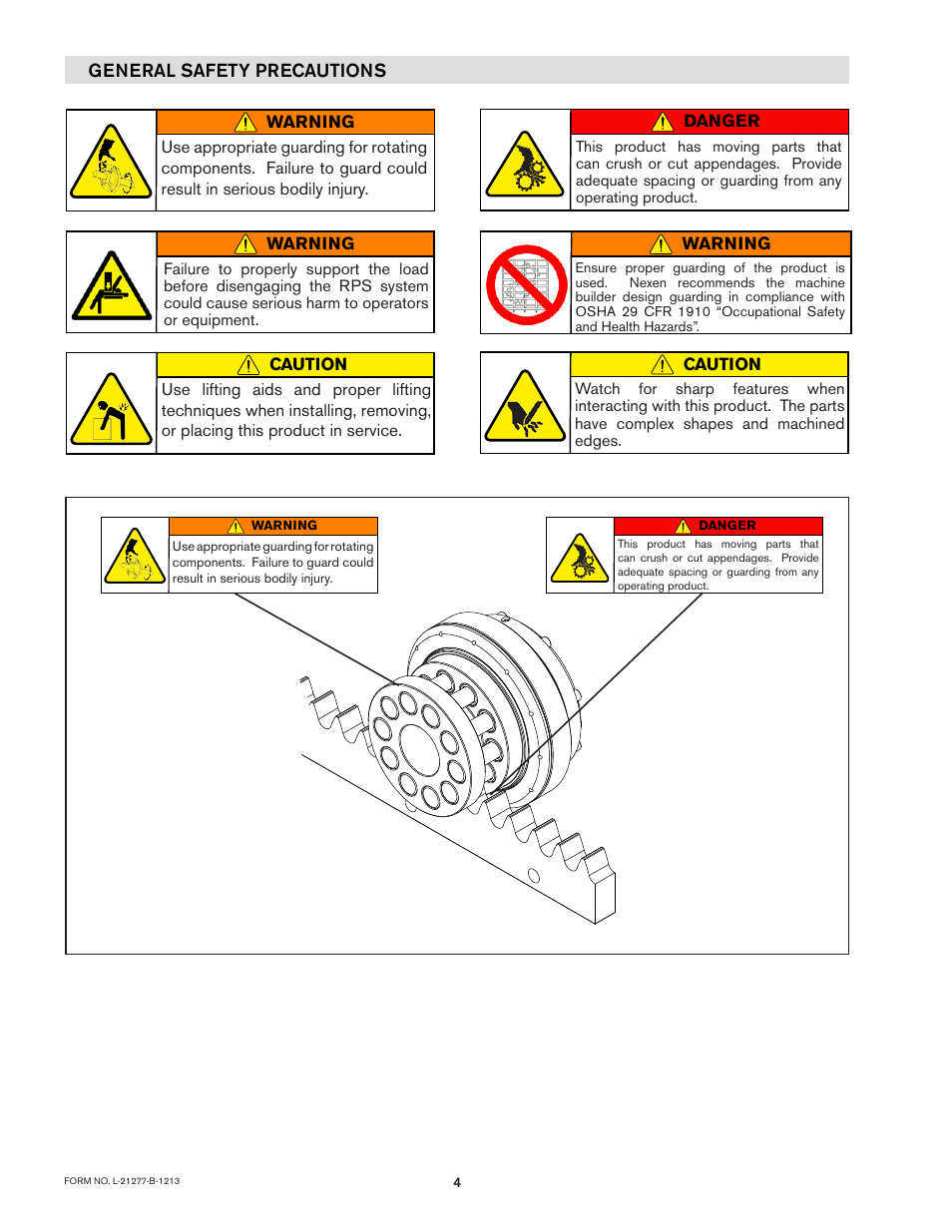 Nexen HGP25 969053 User Manual | Page 4 / 16