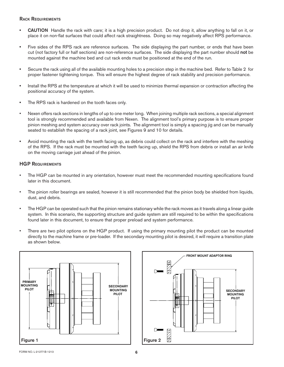 Nexen HGP25 969053 User Manual | Page 6 / 16