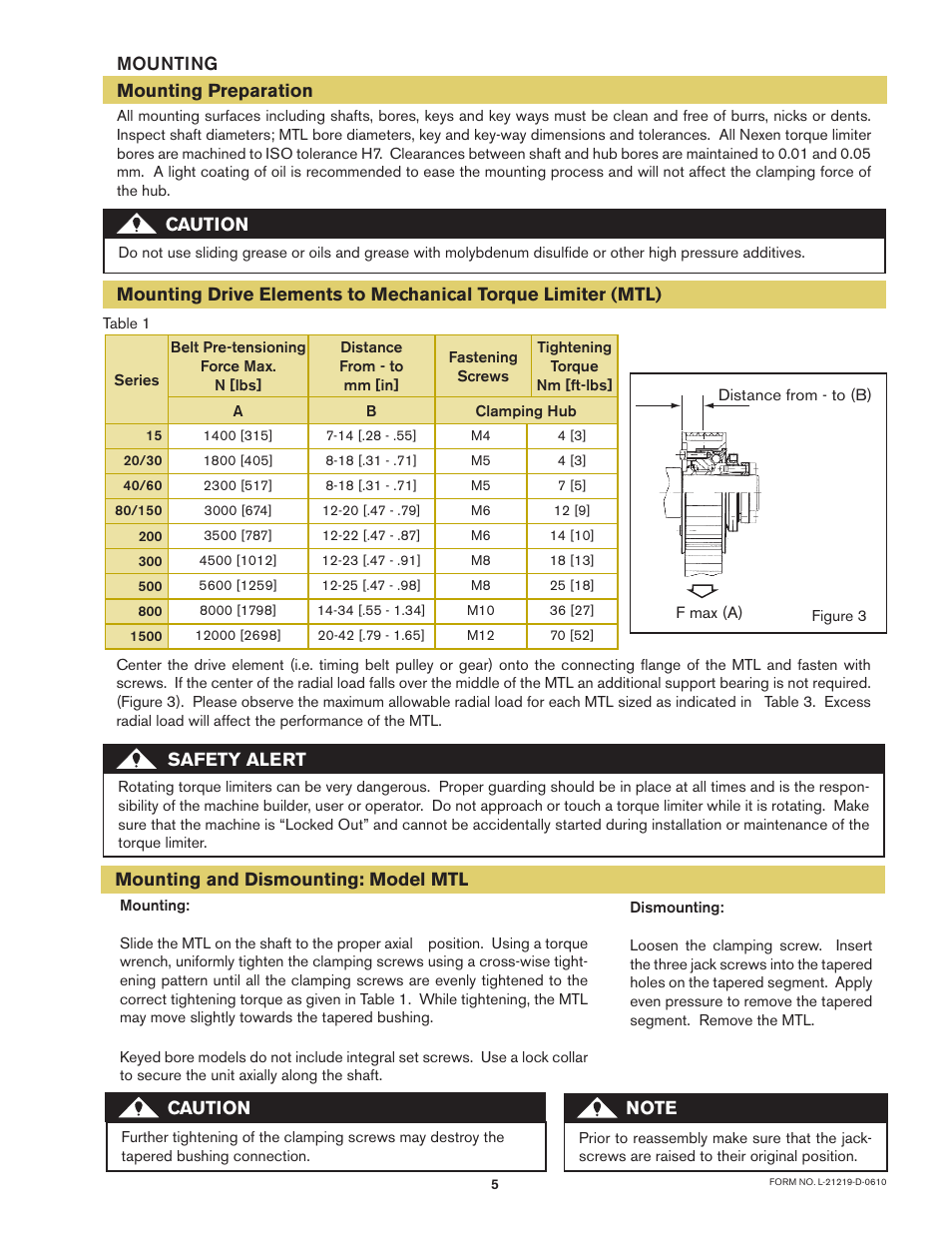 Nexen MTL2055 976889 User Manual | Page 5 / 8