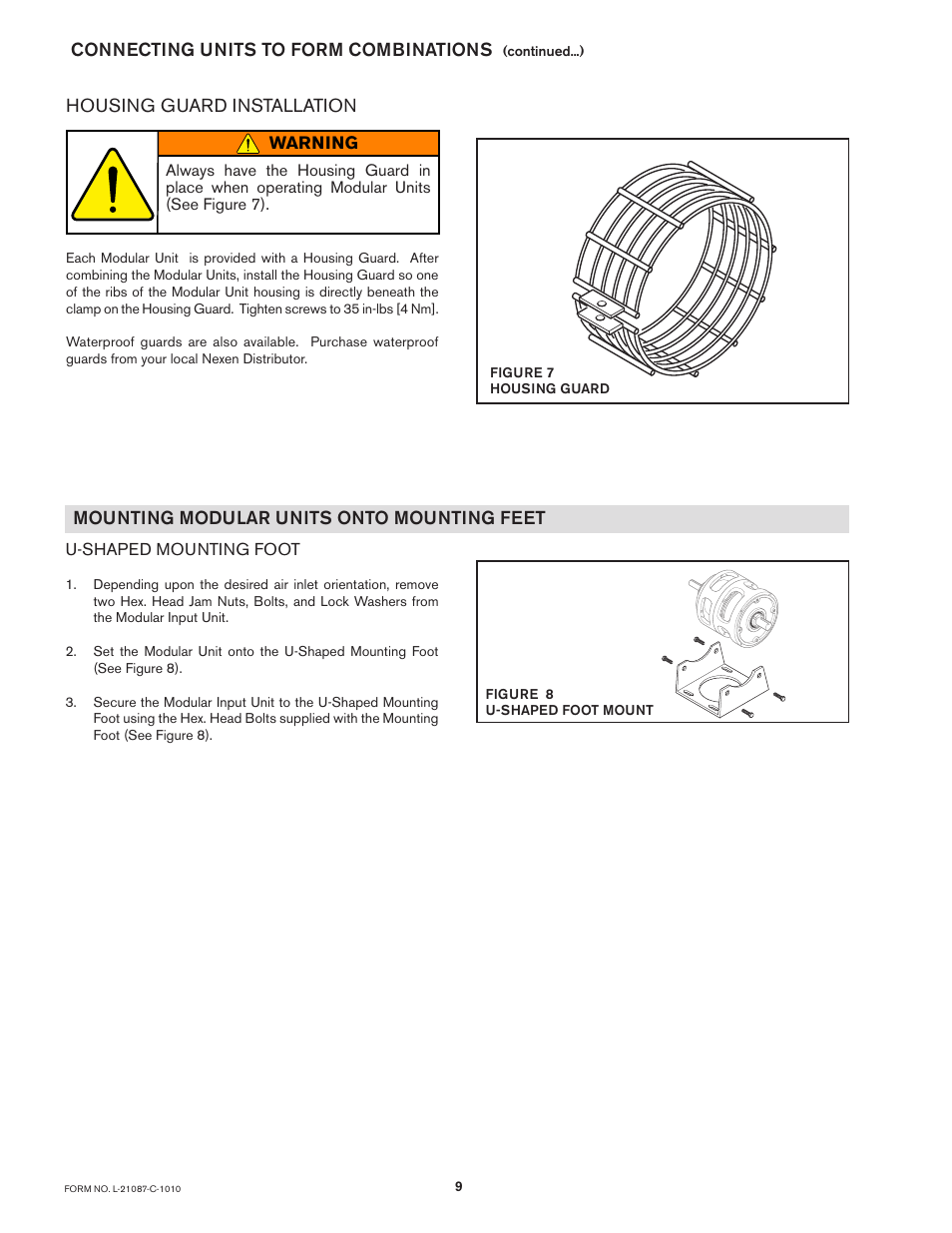 Nexen MBU-1125 937300 User Manual | Page 9 / 24