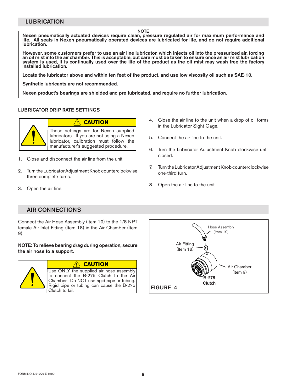 Nexen B-275 802874 User Manual | Page 6 / 12