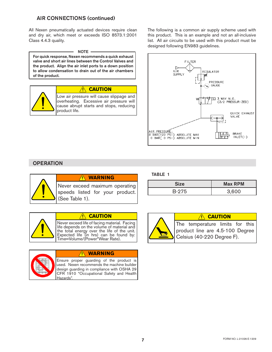 Nexen B-275 802874 User Manual | Page 7 / 12