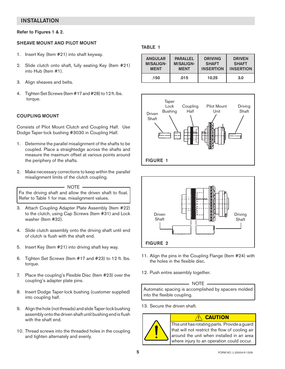 Installation | Nexen XHW 848200 User Manual | Page 5 / 10