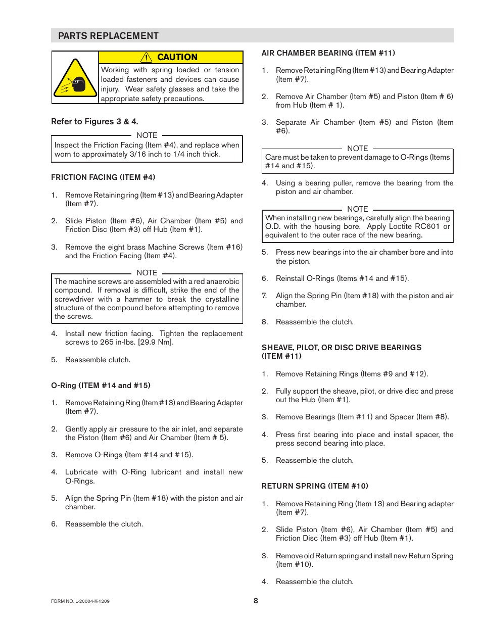 Nexen XHW 848200 User Manual | Page 8 / 10