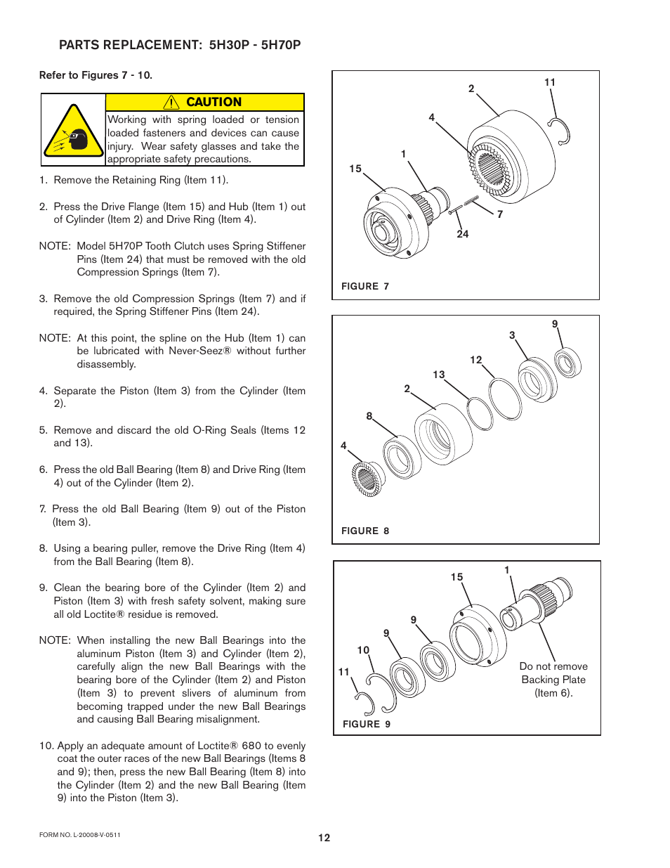 Nexen 5H70P 917500 User Manual | Page 12 / 23