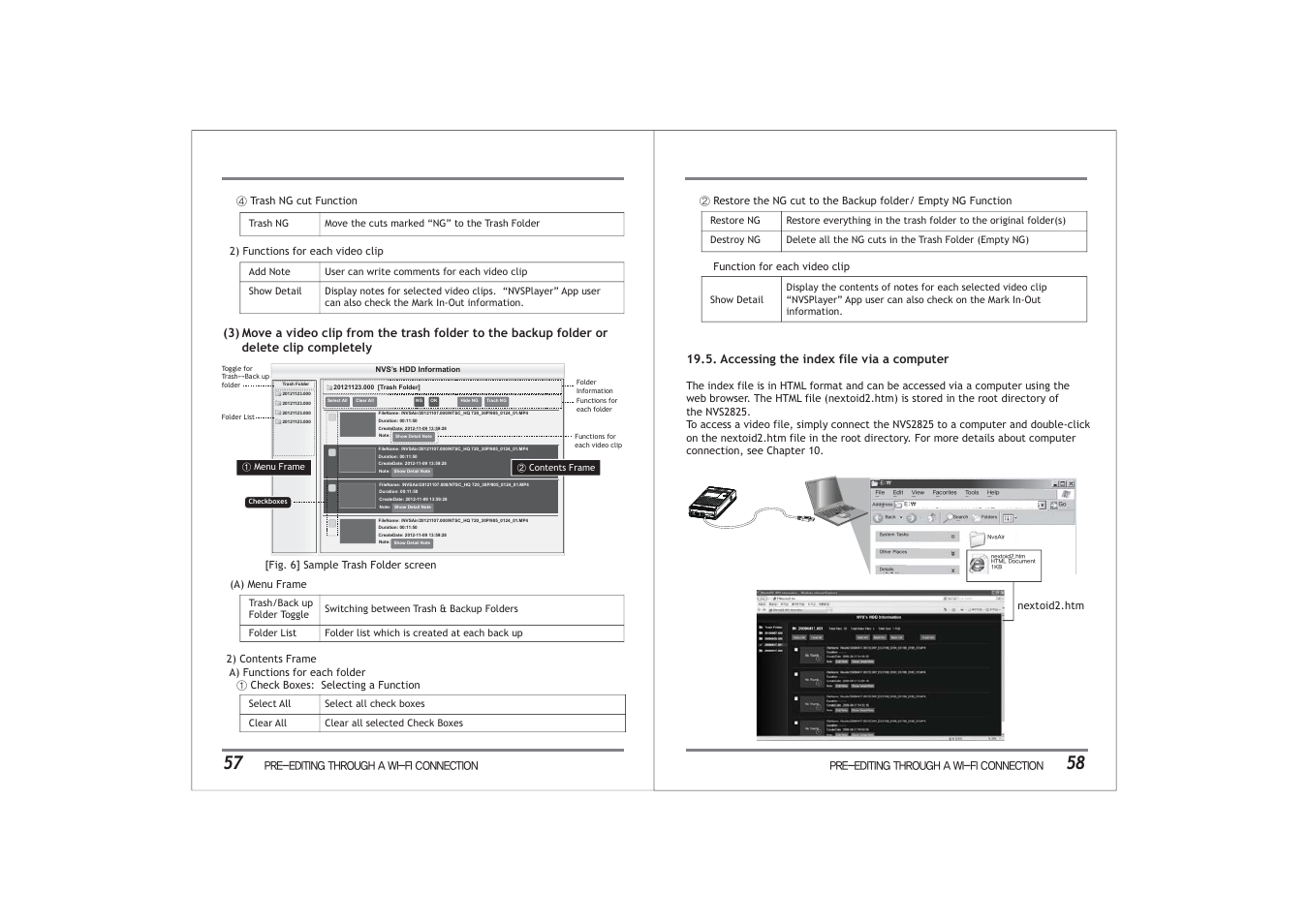 Accessing the index file via a computer | NextoDI NVS2825 User Manual | Page 32 / 35