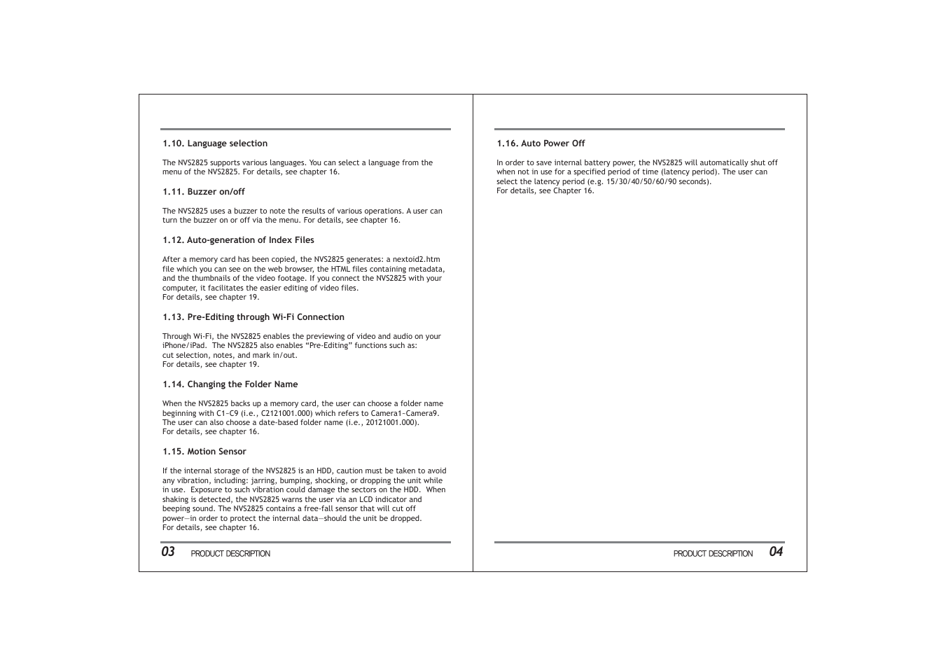 NextoDI NVS2825 User Manual | Page 5 / 35