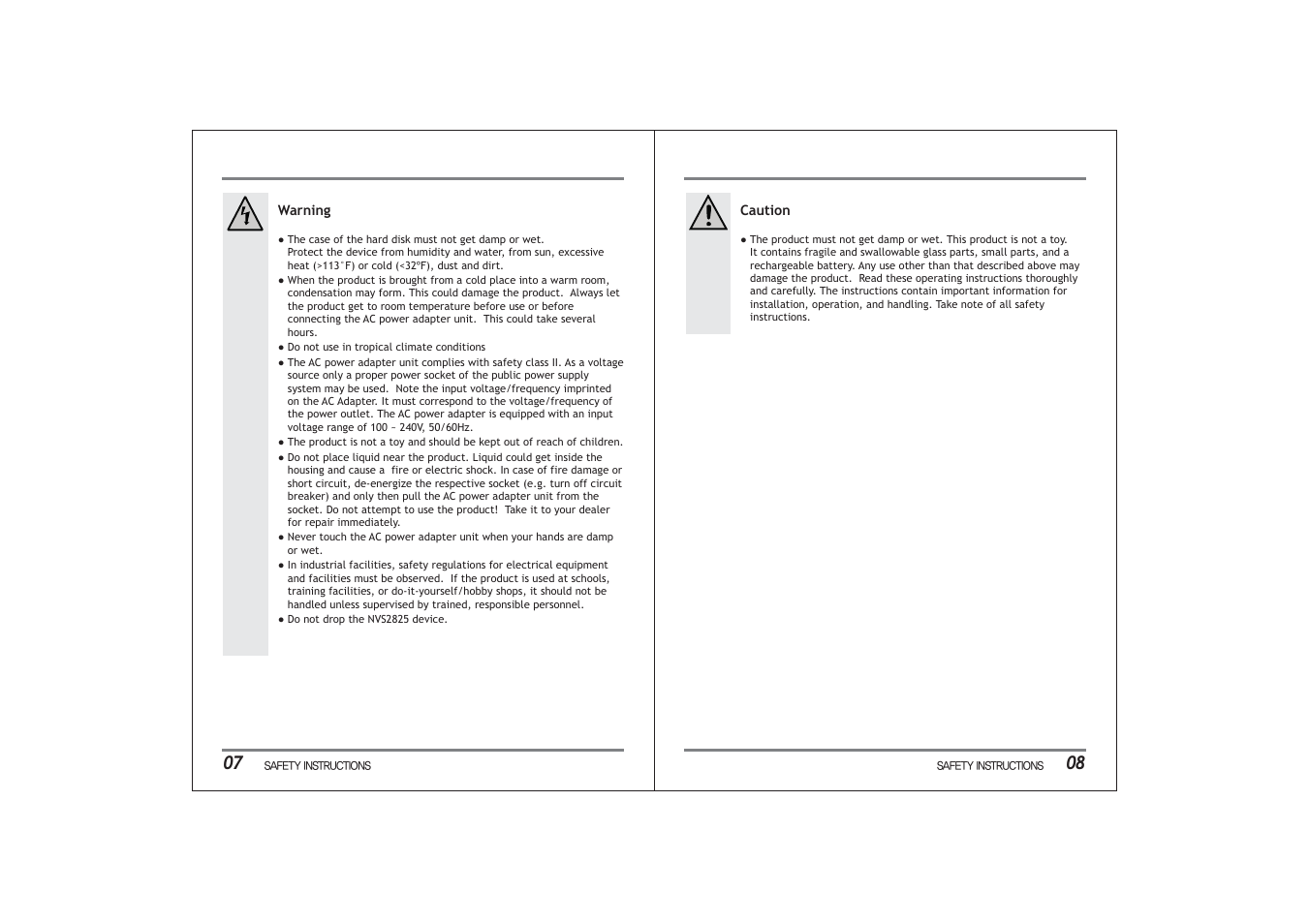 NextoDI NVS2825 User Manual | Page 7 / 35