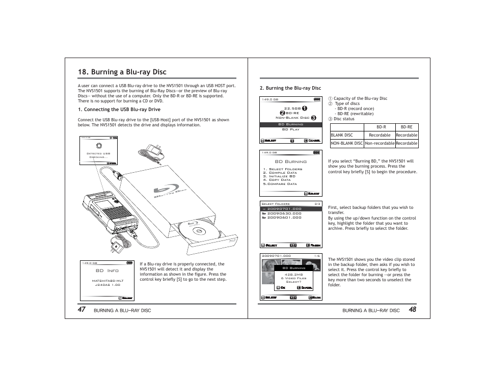 Burning a blu-ray disc | NextoDI NVS1501 User Manual | Page 27 / 33