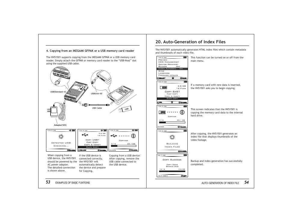 54 20. auto-generation of index files | NextoDI NVS1501 User Manual | Page 30 / 33