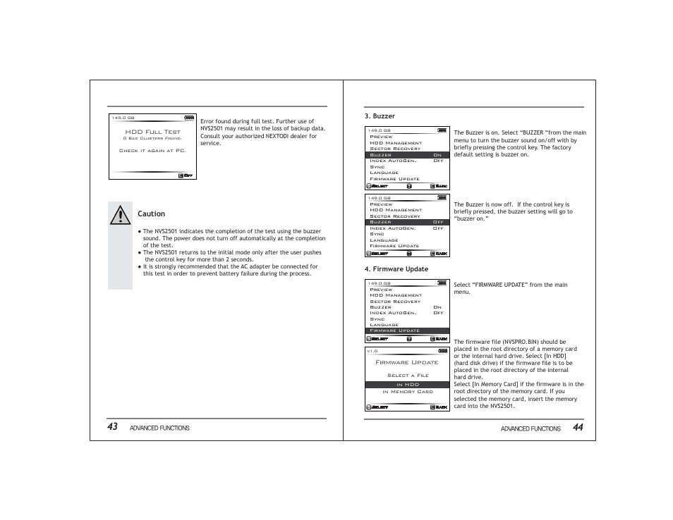 NextoDI NVS2501 User Manual | Page 25 / 34