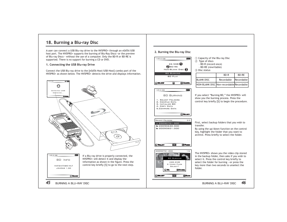 Burning a blu-ray disc | NextoDI NVS2525 User Manual | Page 26 / 32