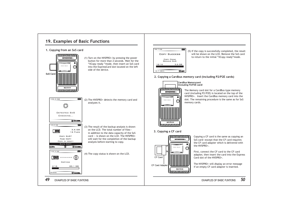 Examples of basic functions | NextoDI NVS2525 User Manual | Page 28 / 32