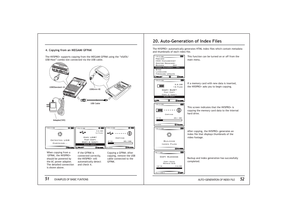 Auto-generation of index files | NextoDI NVS2525 User Manual | Page 29 / 32