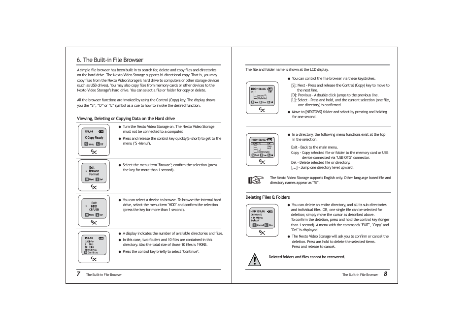 The built-in file browser | NextoDI ND2725 User Manual | Page 6 / 18