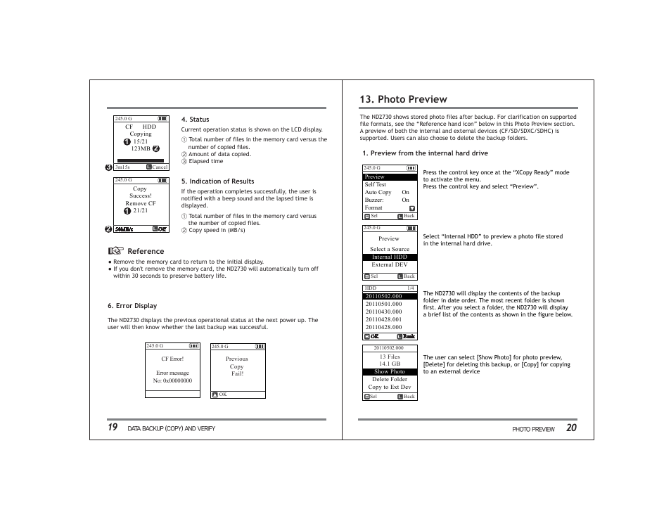 Photo preview | NextoDI ND2730 User Manual | Page 13 / 21
