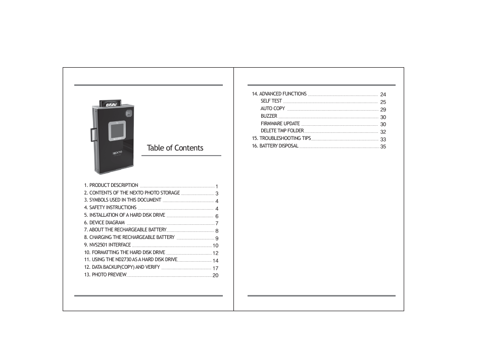 NextoDI ND2730 User Manual | Page 3 / 21