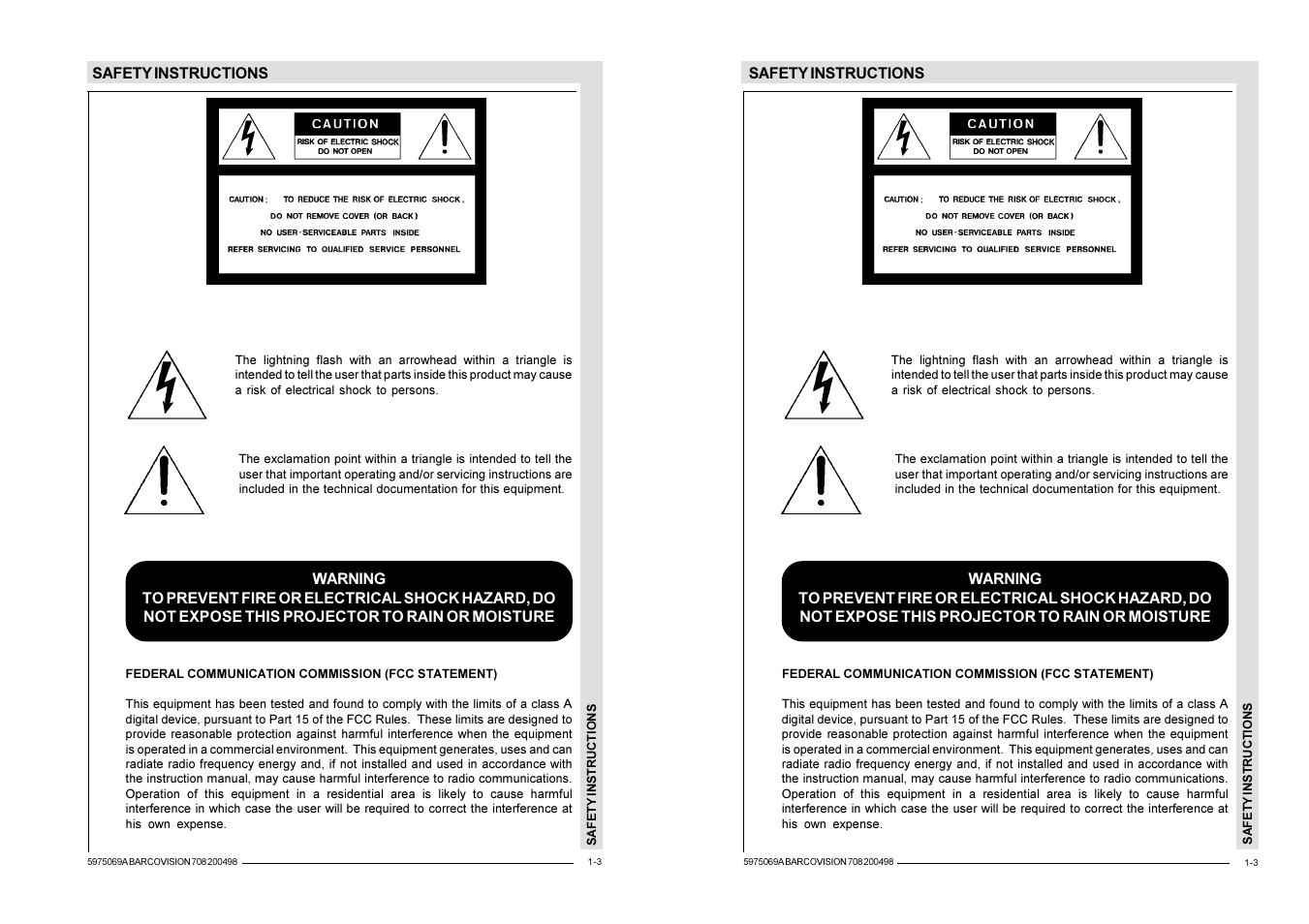 Barco R9002327 User Manual | Page 6 / 55