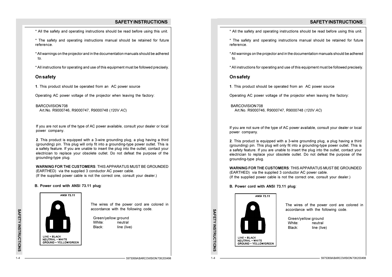 Barco R9002327 User Manual | Page 7 / 55