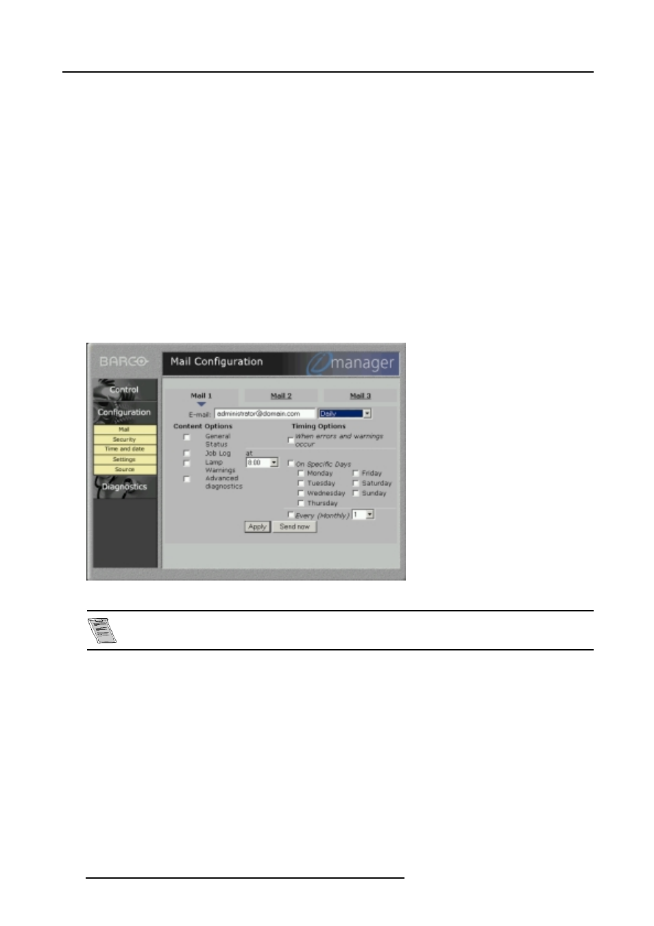 B.5.3 security, Security | Barco R9001960 User Manual | Page 108 / 127