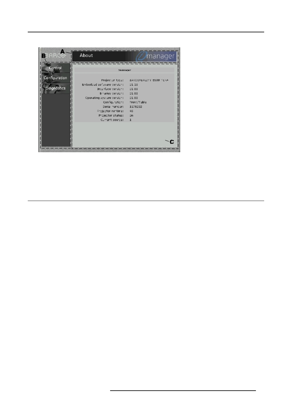 B.4 control | Barco R9001960 User Manual | Page 97 / 127