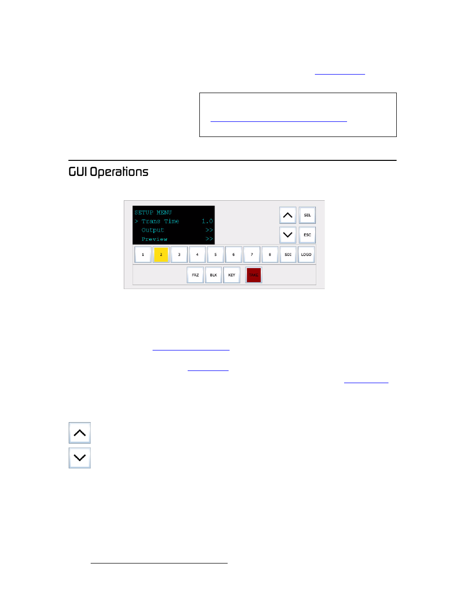 Gui operations, Drf=lééê~нбзел | Barco DCS-200 User Manual | Page 106 / 170