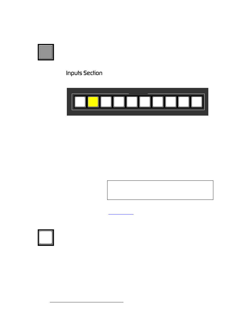 Inputs section, Fåéìíë=péåíáçå, Hardware orientation | Barco DCS-200 User Manual | Page 22 / 170