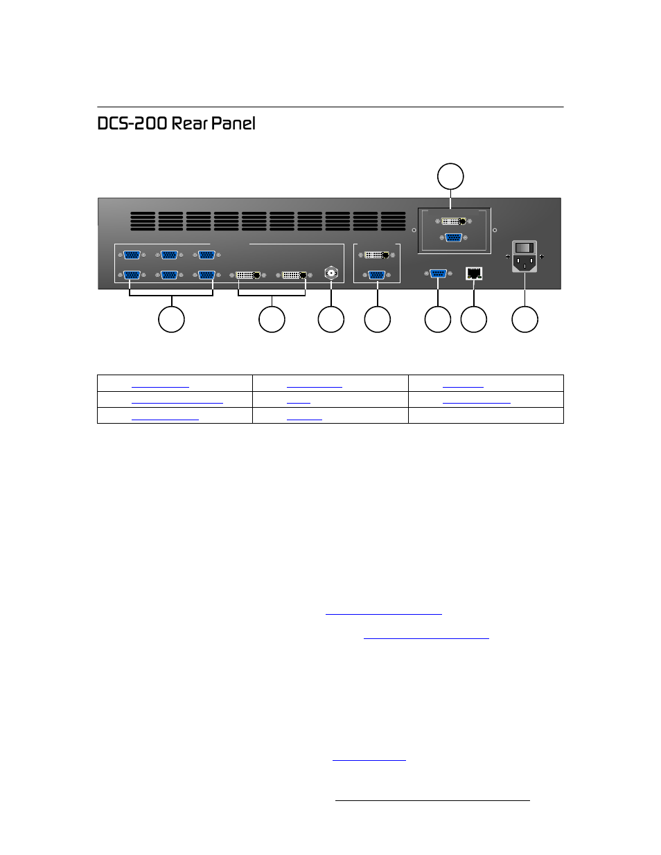 Dcs-200 rear panel, A`pjomm=oй~к=m~åéä, Hardware orientation | Barco DCS-200 User Manual | Page 25 / 170