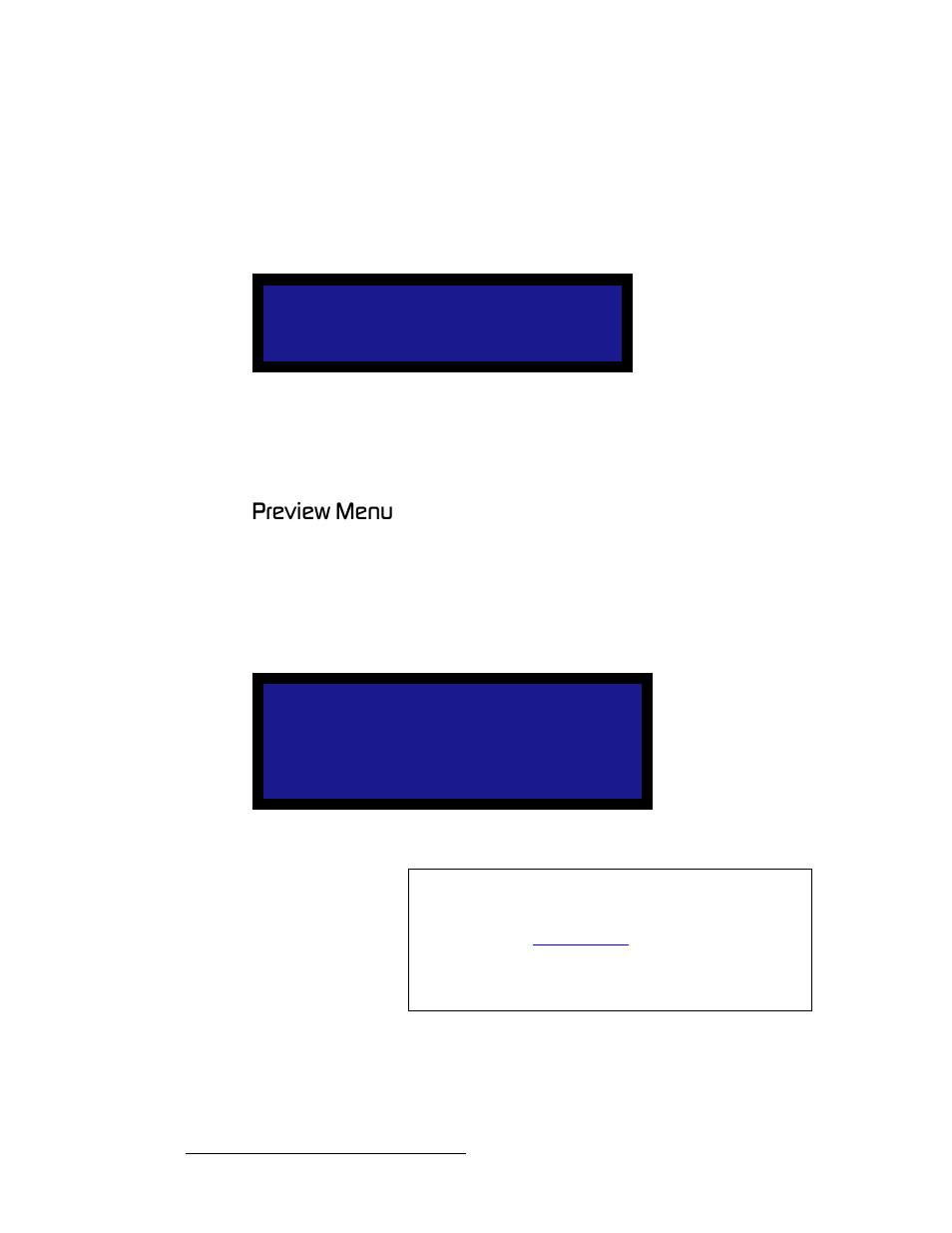 Preview menu, Mêéîáéï=jéåì | Barco DCS-200 User Manual | Page 50 / 170