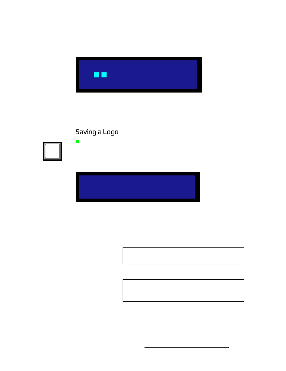 Saving a logo, P~обец=~=içöç | Barco DCS-200 User Manual | Page 89 / 170