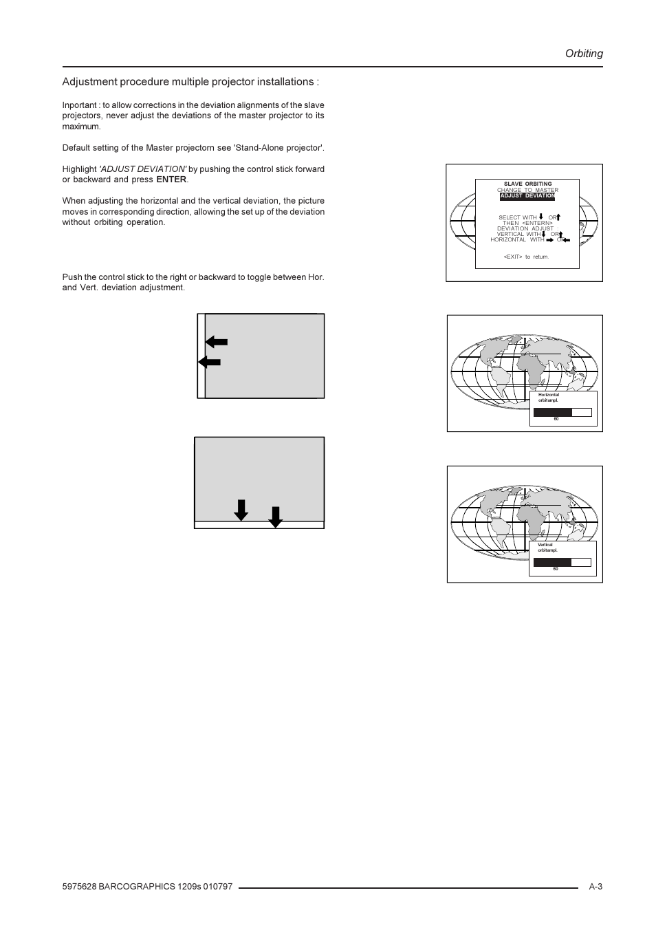 Orbiting | Barco R9002240 User Manual | Page 55 / 59
