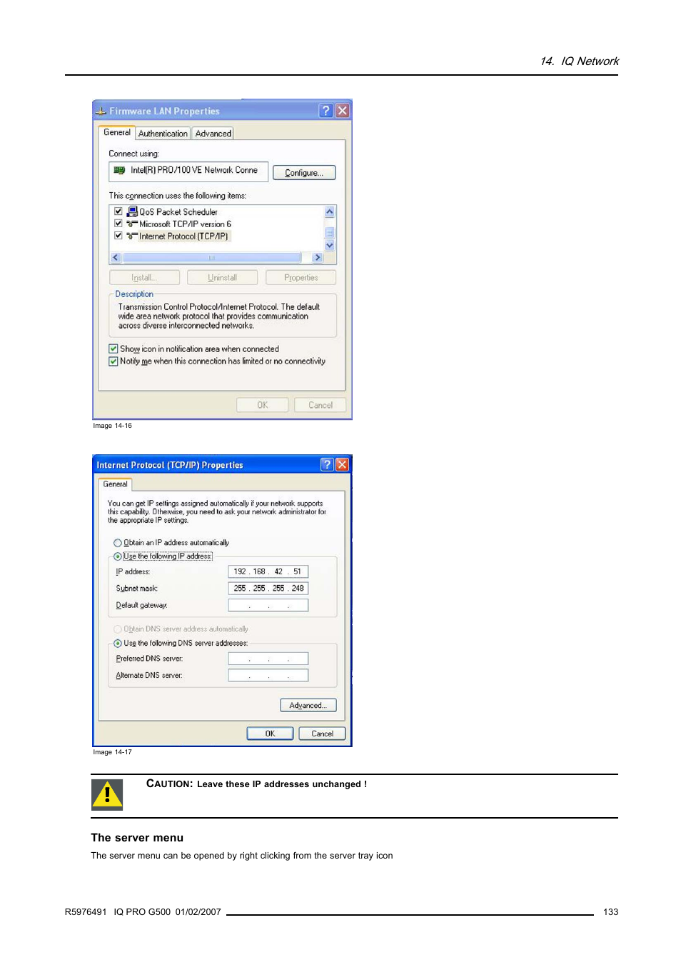 Barco iQ Pro G500 User Manual | Page 139 / 195