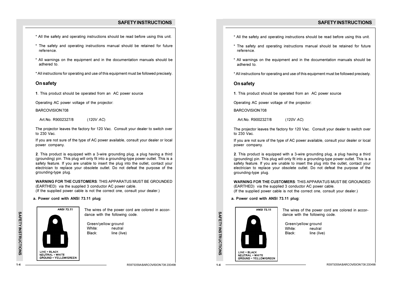 Barco R9002328 User Manual | Page 11 / 153