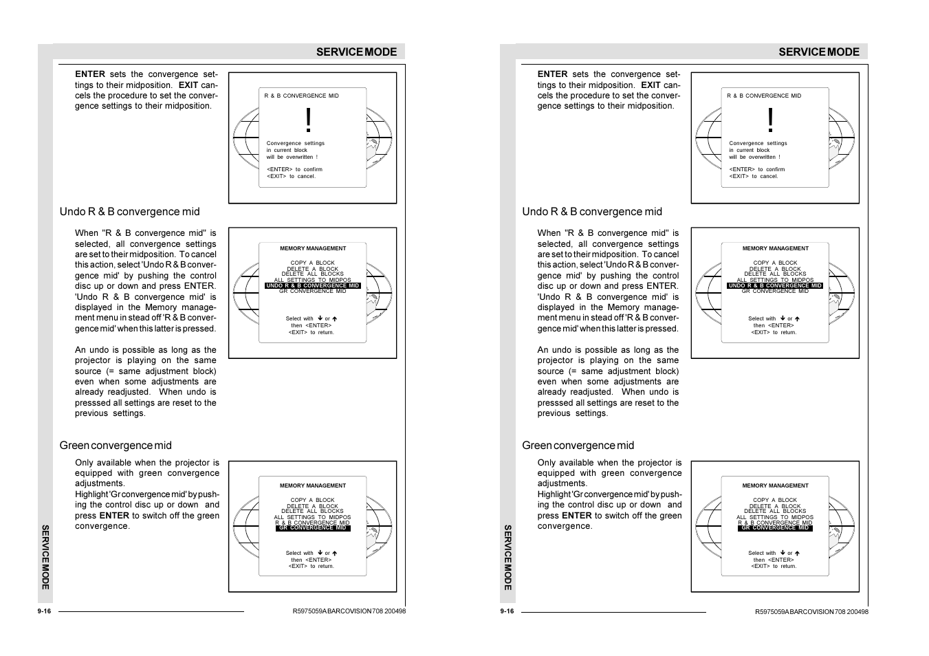 Barco R9002328 User Manual | Page 121 / 153