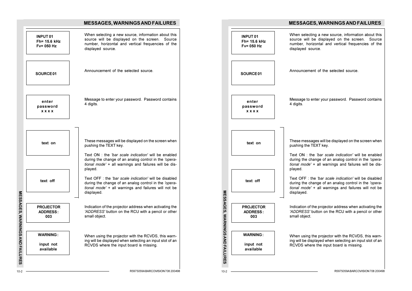 Barco R9002328 User Manual | Page 129 / 153