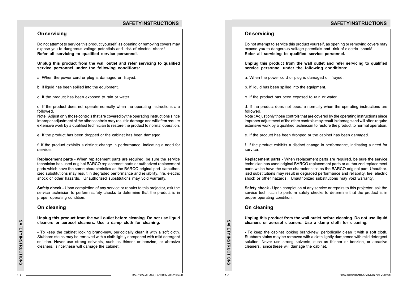 Barco R9002328 User Manual | Page 13 / 153