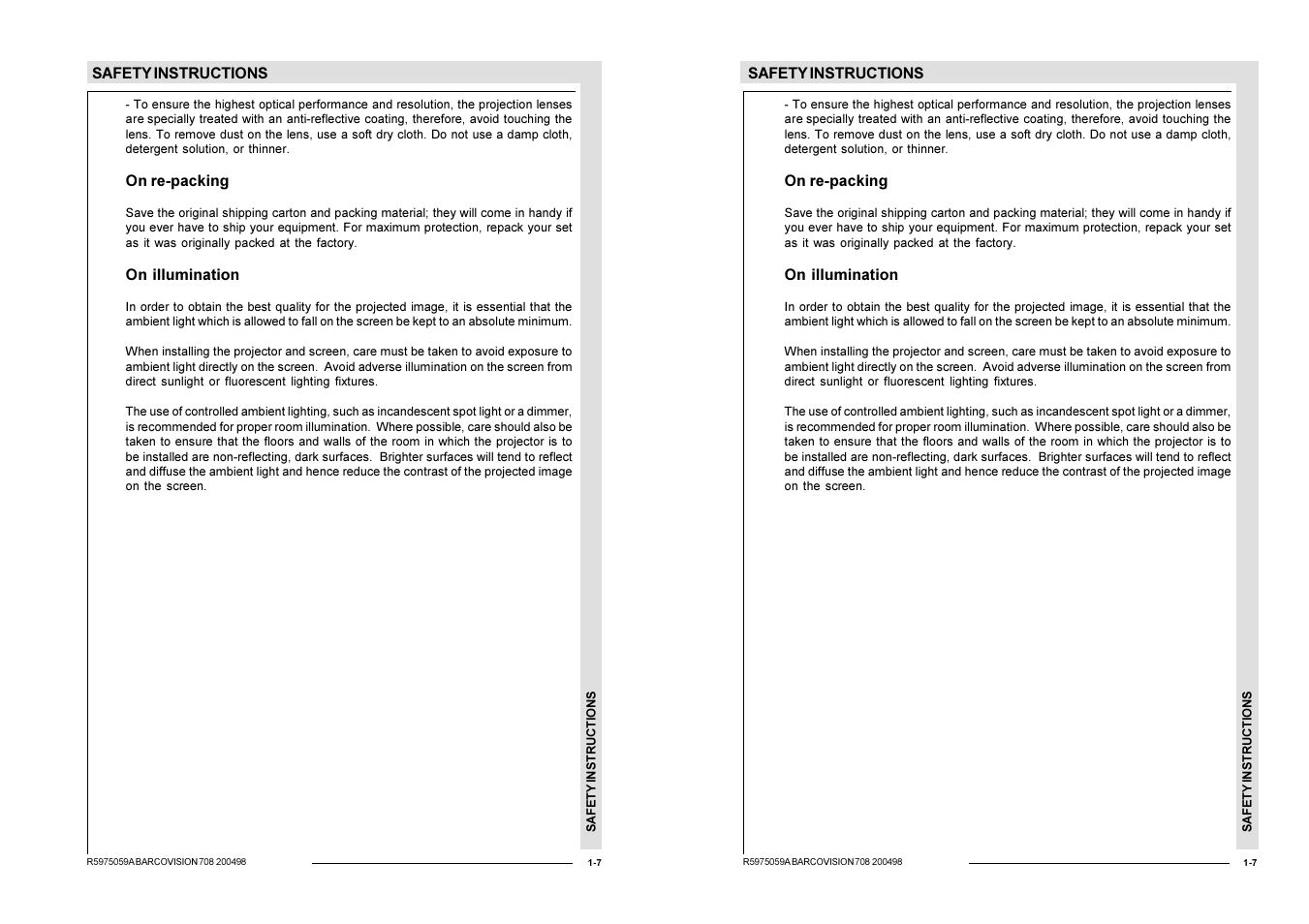 Barco R9002328 User Manual | Page 14 / 153