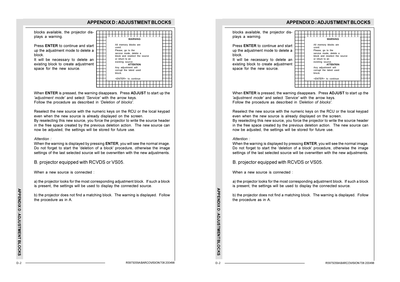 Barco R9002328 User Manual | Page 151 / 153