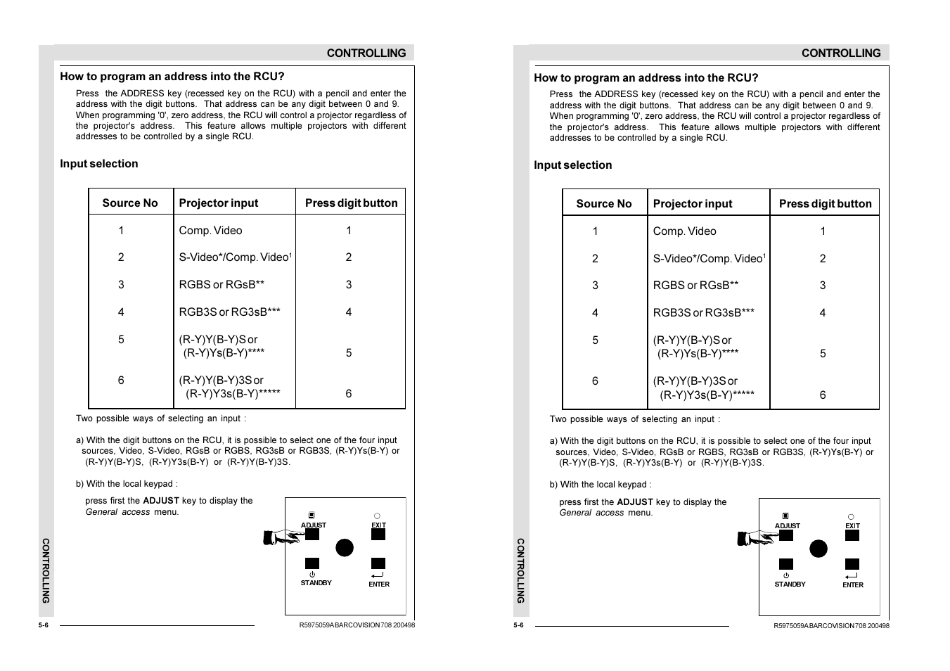 Barco R9002328 User Manual | Page 41 / 153