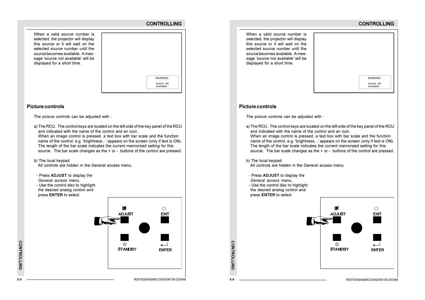 Barco R9002328 User Manual | Page 43 / 153